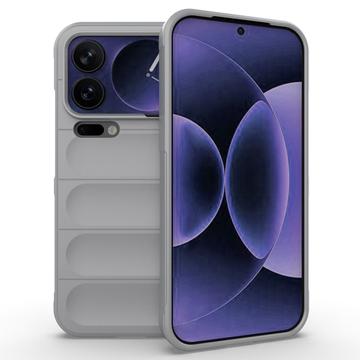 Xiaomi 17 Pro Max Rugged TPU Cover - Lysegrå