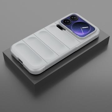 Xiaomi 17 Pro Max Rugged TPU Cover - Lysegrå