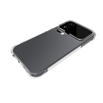 Xiaomi 17 Pro Max Stødsikkert Silikone Cover - Gennemsigtig