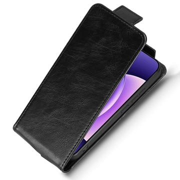 Xiaomi 17 Pro Max lodret flip-etui med stativ - sort