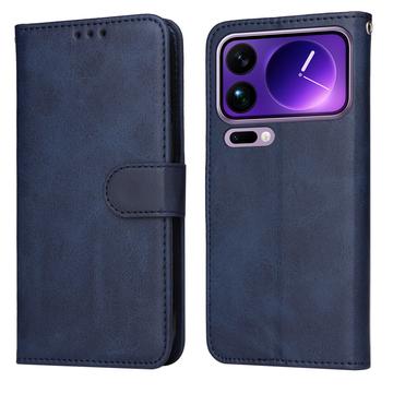 Xiaomi 17 Pro Max Pung Etui med Stativ - blå