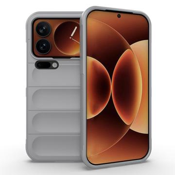 Xiaomi 17 Pro Rugged TPU Cover - Lysegrå
