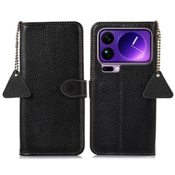 Xiaomi 17 Pro Pung læder cover med RFID - sort