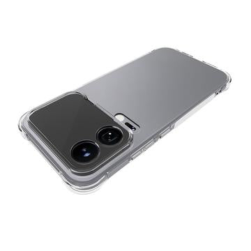 Xiaomi 17 Pro Stødsikkert Silikone Cover - Gennemsigtig