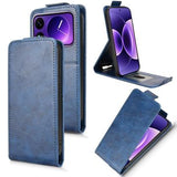 Xiaomi 17 Pro lodret flip-etui med stativ - mørkeblå