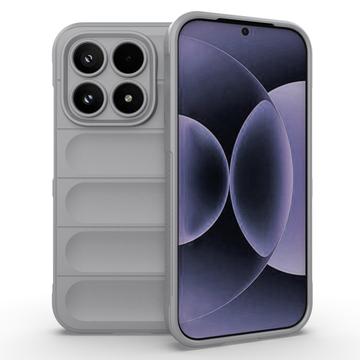 Xiaomi 17 Rugged TPU Cover - Lysegrå