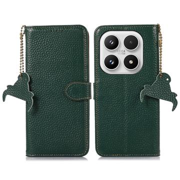Xiaomi 17 Pung læder cover med RFID - grøn
