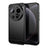 Xiaomi 17 Ultra Børstet TPU Cover - Karbonfiber - Sort