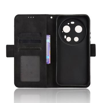 Xiaomi 17 Ultra Kortholder Pung Etui - Sort