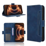 Xiaomi 17 Ultra Kortholder Pung Etui - Blå
