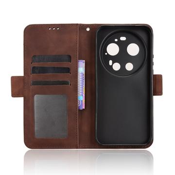 Xiaomi 17 Ultra Kortholder Pung Etui - Brun