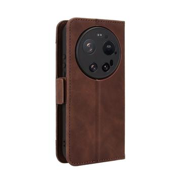 Xiaomi 17 Ultra Kortholder Pung Etui - Brun