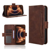 Xiaomi 17 Ultra Kortholder Pung Etui - Brun