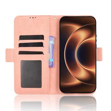 Xiaomi 17 Ultra Kortholder Pung Etui - Pink