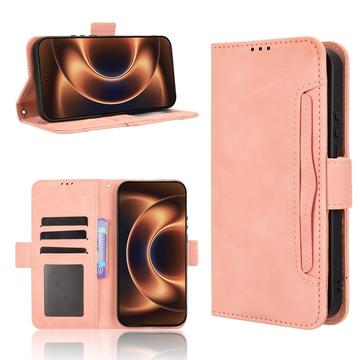 Xiaomi 17 Ultra Kortholder Pung Etui - Pink