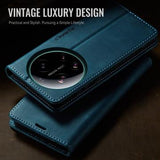 Xiaomi 17 Ultra Caseme 033 Pung Etui med Kalvemønster og RFID-blokering - Grøn
