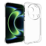 Xiaomi 17 Ultra Stødsikkert Silikone Cover - Gennemsigtig