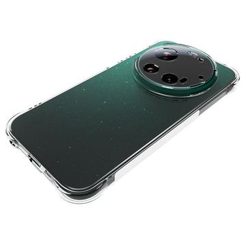 Xiaomi 17 Ultra Stødsikkert Silikone Cover - Gennemsigtig