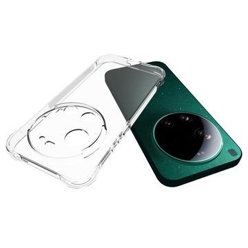 Xiaomi 17 Ultra Stødsikkert Silikone Cover - Gennemsigtig