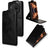 Xiaomi 17 Ultra lodret flip-etui med stativ - sort