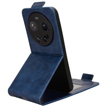 Xiaomi 17 Ultra lodret flip-etui med stativ - mørkeblå
