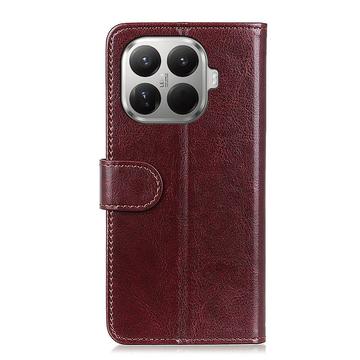 Xiaomi 17T Pung Etui med Stativ - Brun