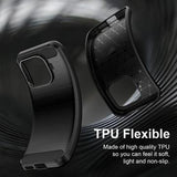 Xiaomi 17T Børstet TPU Cover - Karbonfiber - Sort