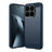 Xiaomi 17T Børstet TPU Cover - Karbonfiber - blå