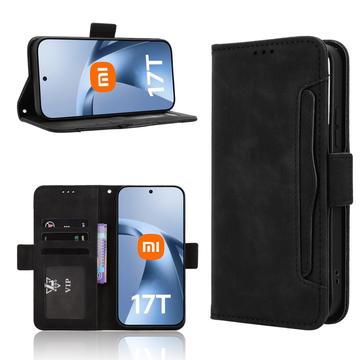 Xiaomi 17T Kortholder Pung Etui - Sort