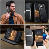 Xiaomi 17T Caseme 033 Pung Etui med Kalvemønster og RFID-blokering - Sort