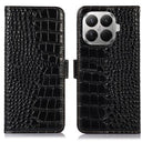 Xiaomi 17T Crocodile Series Læderpung med RFID - Sort