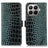 Xiaomi 17T Crocodile Series Læderpung med RFID - Grøn