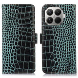 Xiaomi 17T Crocodile Series Læderpung med RFID - Grøn