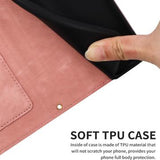 Xiaomi 17T Blomstret pung etui med kortholdere - pink