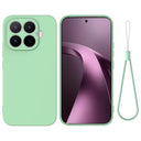 Xiaomi 17T Flydende silikone cover med håndrem - Grøn