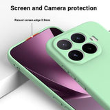 Xiaomi 17T Flydende silikone cover med håndrem - Grøn