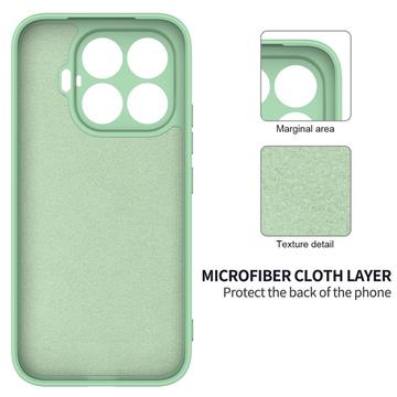 Xiaomi 17T Flydende silikone cover med håndrem - Grøn