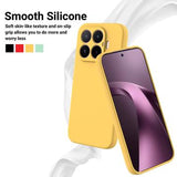 Xiaomi 17T Flydende silikone cover med håndrem - Gul