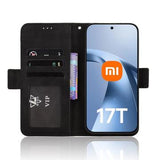 Xiaomi 17T Pro Kortholder Pung Etui - Sort