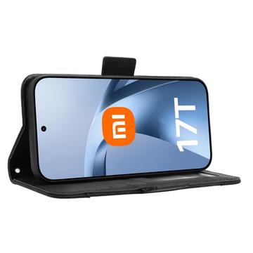 Xiaomi 17T Pro Kortholder Pung Etui - Sort