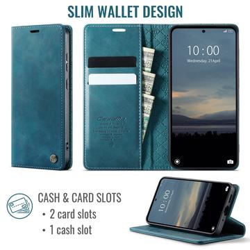 Xiaomi 17T Pro Caseme 033 Pung Etui med Kalvemønster og RFID-blokering - Grøn