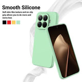Xiaomi 17T Pro Flydende silikone cover med håndrem - Grøn