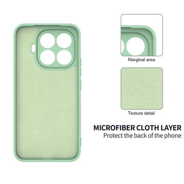 Xiaomi 17T Pro Flydende silikone cover med håndrem - Grøn