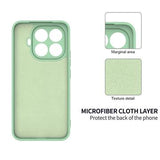 Xiaomi 17T Pro Flydende silikone cover med håndrem - Grøn
