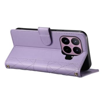 Xiaomi 17T Pro Luksus Vatteret Pung - lilla