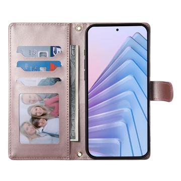 Xiaomi 17T Pro Luksus Vatteret Pung - rosaguld