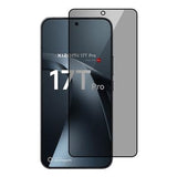 Xiaomi 17T Pro Privacy Full Cover Skærmbeskytter Hærdet Glas - Sort Kant