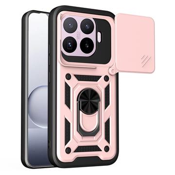 Xiaomi 17T Pro Roterende Ring Hybrid Cover med Kameraskjold - Rødguld