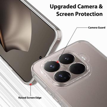 Xiaomi 17T Pro Ridsefast Hybrid Cover - Gennemsigtig