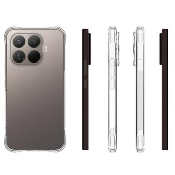Xiaomi 17T Pro Stødsikkert Silikone Cover - Gennemsigtig